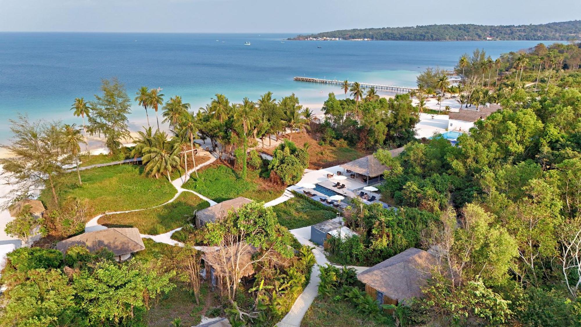 Hotel Tamu Koh Rong Pagoda Beach Exterior foto
